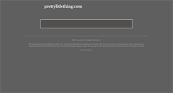 Desktop Screenshot of prettylitlething.com